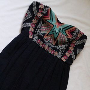 Maurices Tribal Strapless Dress